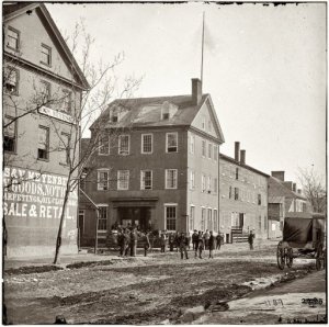 Marshall House in Alexandria where Col. Ellsworth was killed