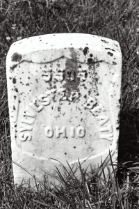 Gravestone of Sylvester Beatty at Stone River National Cemetery